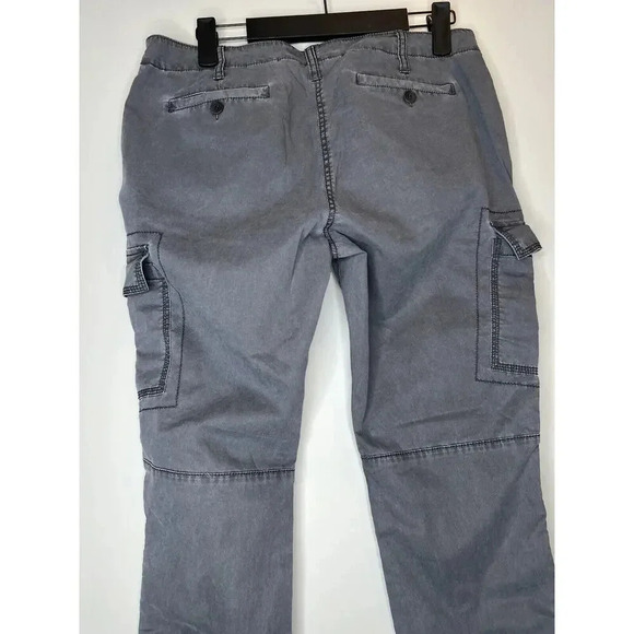 Eileen Fisher Gray Cargo Jogger Zipper Pants Petite Size 8P Lyocell Cotton - Picture 4 of 8